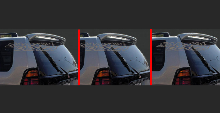 Custom Mitsubishi Montero Sport Roof Wing  SUV/SAV/Crossover (1997 - 2003) - $229.00 (Manufacturer Sarona, Part #MS-005-RW)